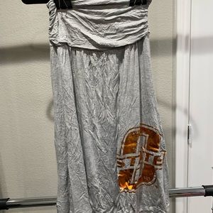 Tube top dress with pockets OSU